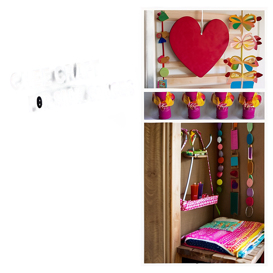 Craft Ideas for Small Spaces PNG 06262024 PNG with transparent background