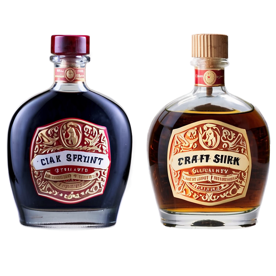 Craft Spirits Bottle Png 06132024