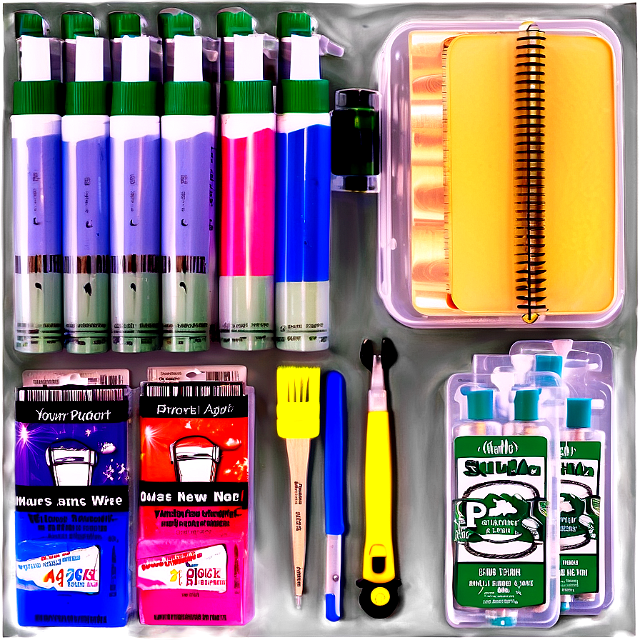 Craft Supplies Must-Haves PNG 06262024 PNG with transparent background
