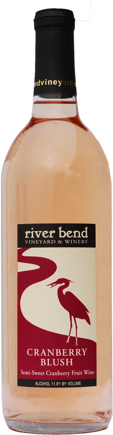 Cranberry Blush Wine Bottle