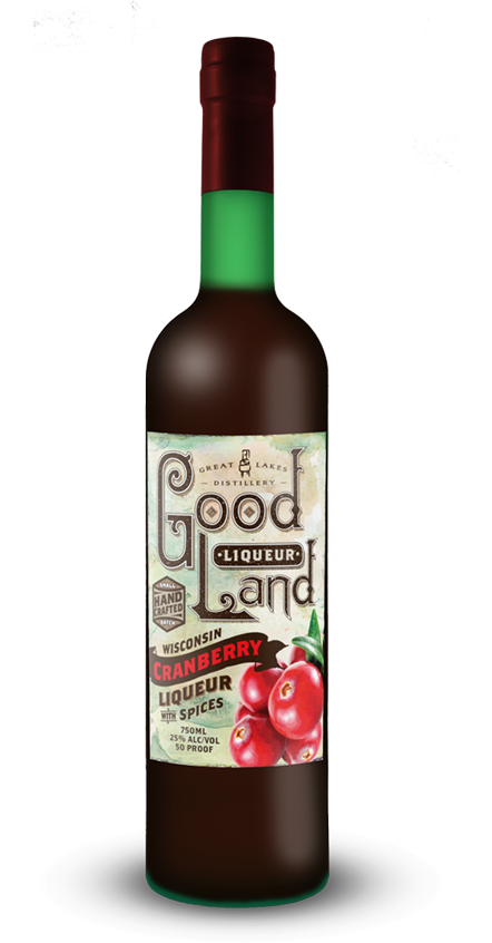 Cranberry Liqueur Bottle