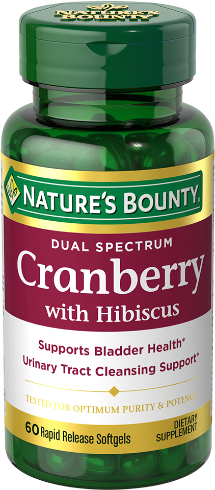 Cranberry Supplement Bottle