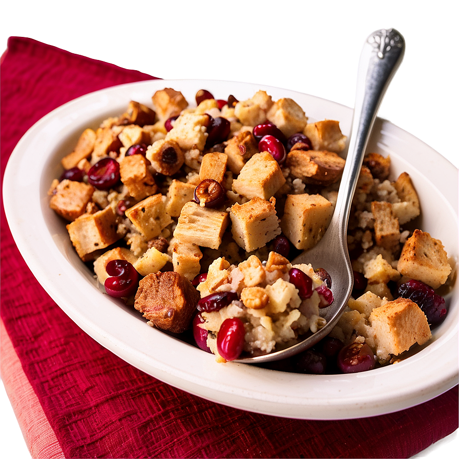 Cranberry Walnut Stuffing PNG hlm PNG with transparent background