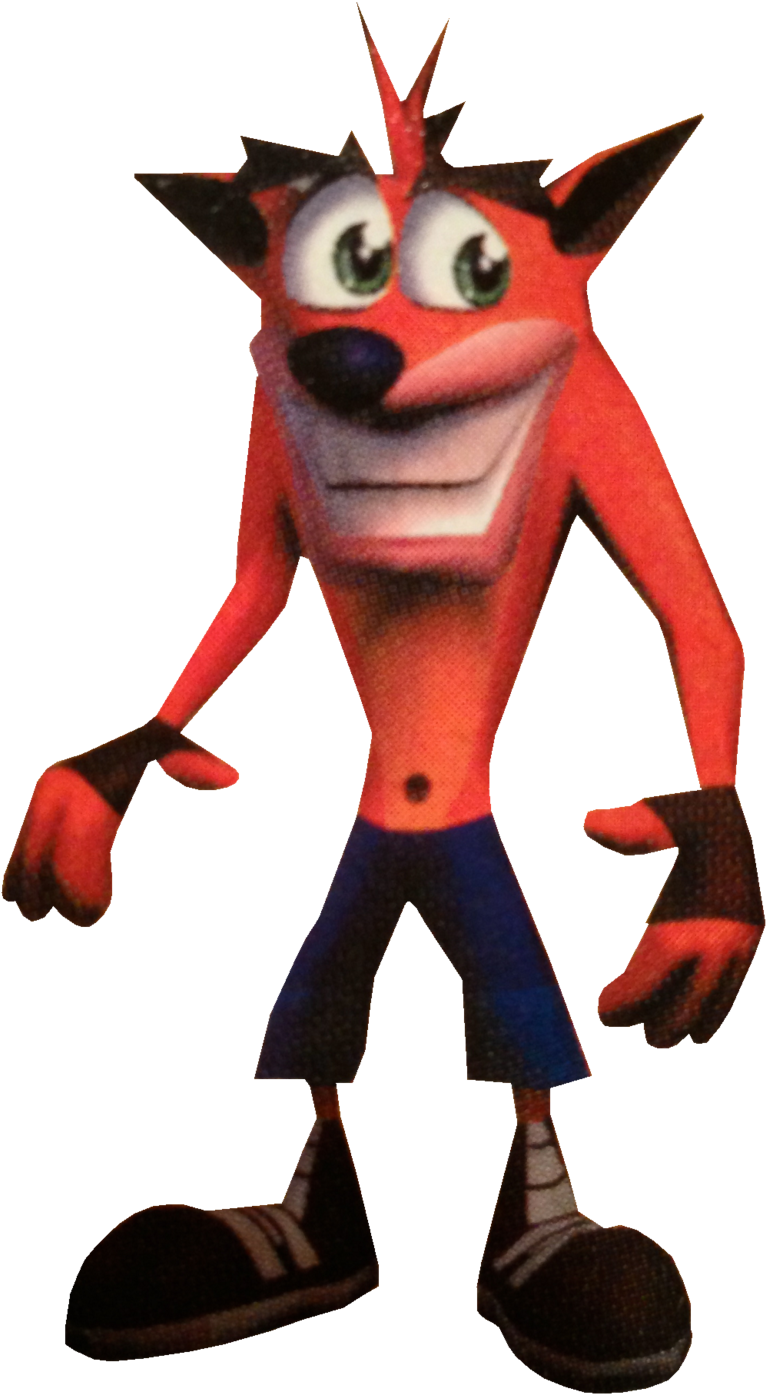 Crash Bandicoot Character Pose