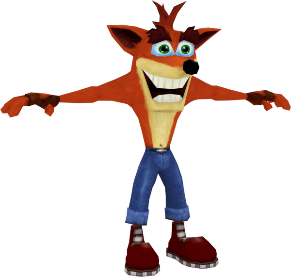 Crash Bandicoot Character Pose