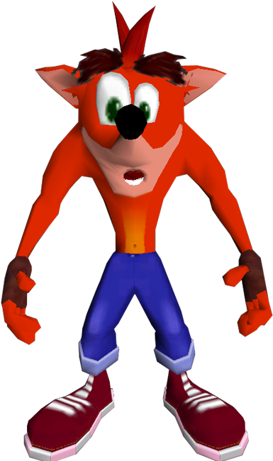 Crash Bandicoot Character Pose