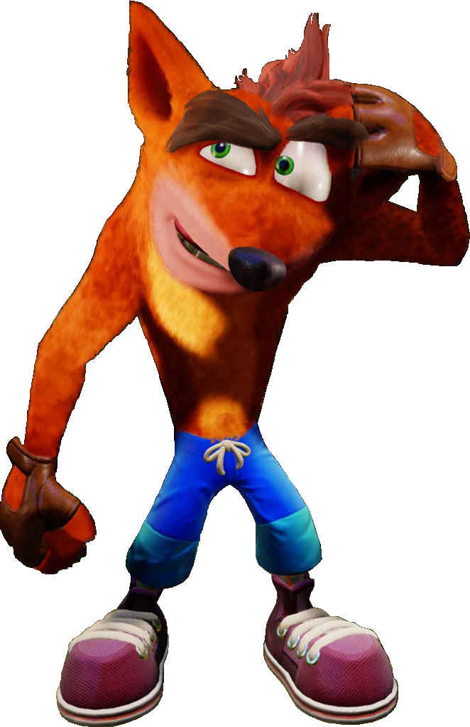 Crash Bandicoot Character Pose