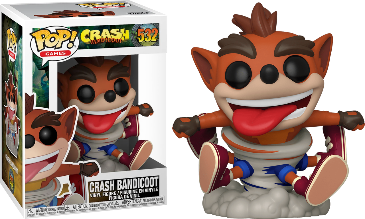 Crash Bandicoot Funko Pop, HD Png Download PNG with transparent background