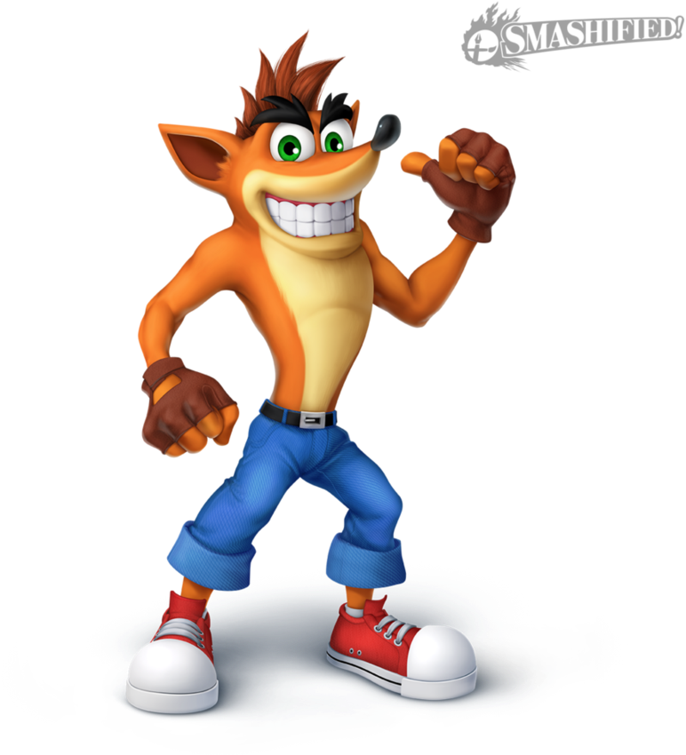 Crash Bandicoot Smashified Character