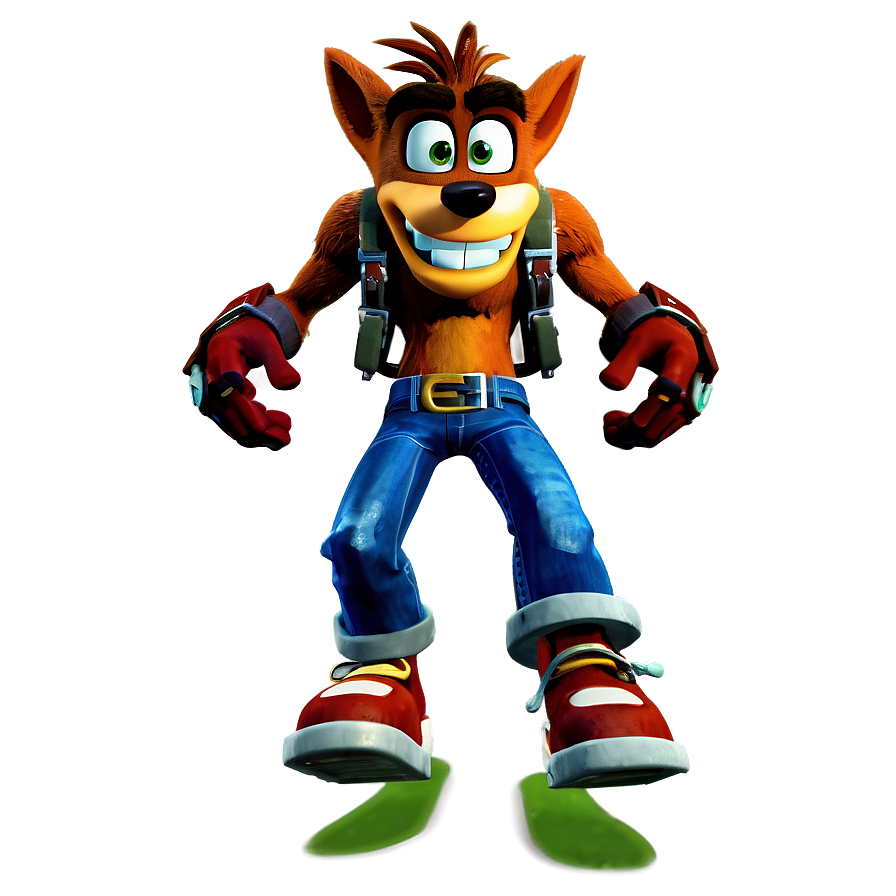 Crash Bandicoot with Jetpack PNG 05212024 PNG with transparent background