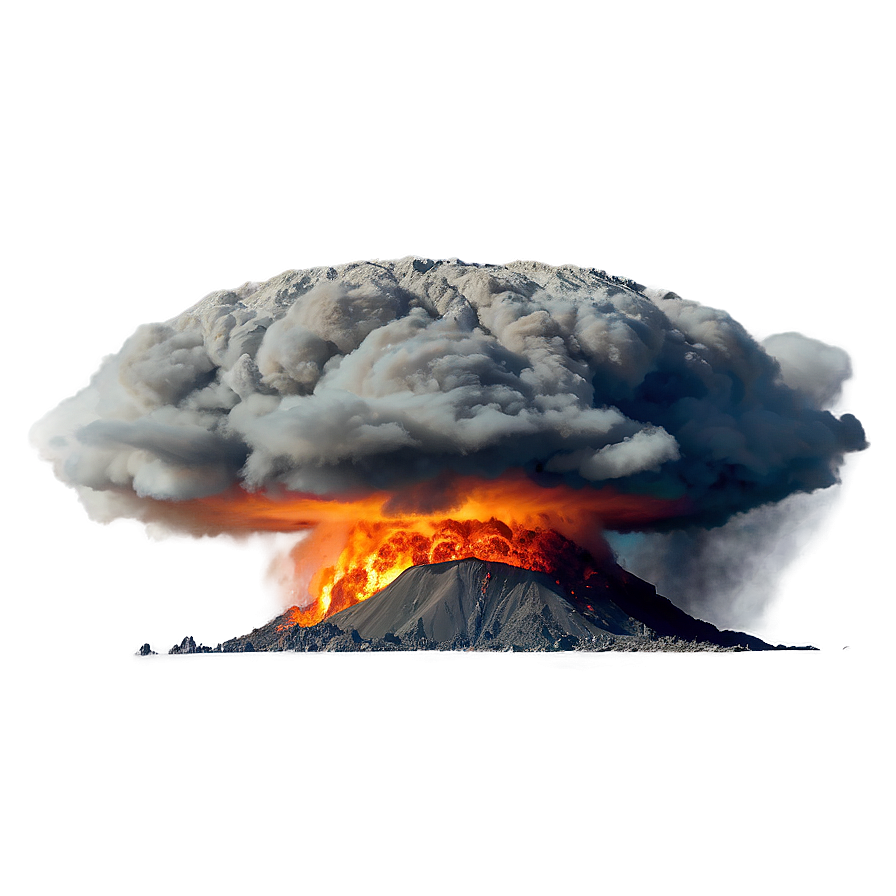 Crater Eruption Explosive Moment Png Kvm85