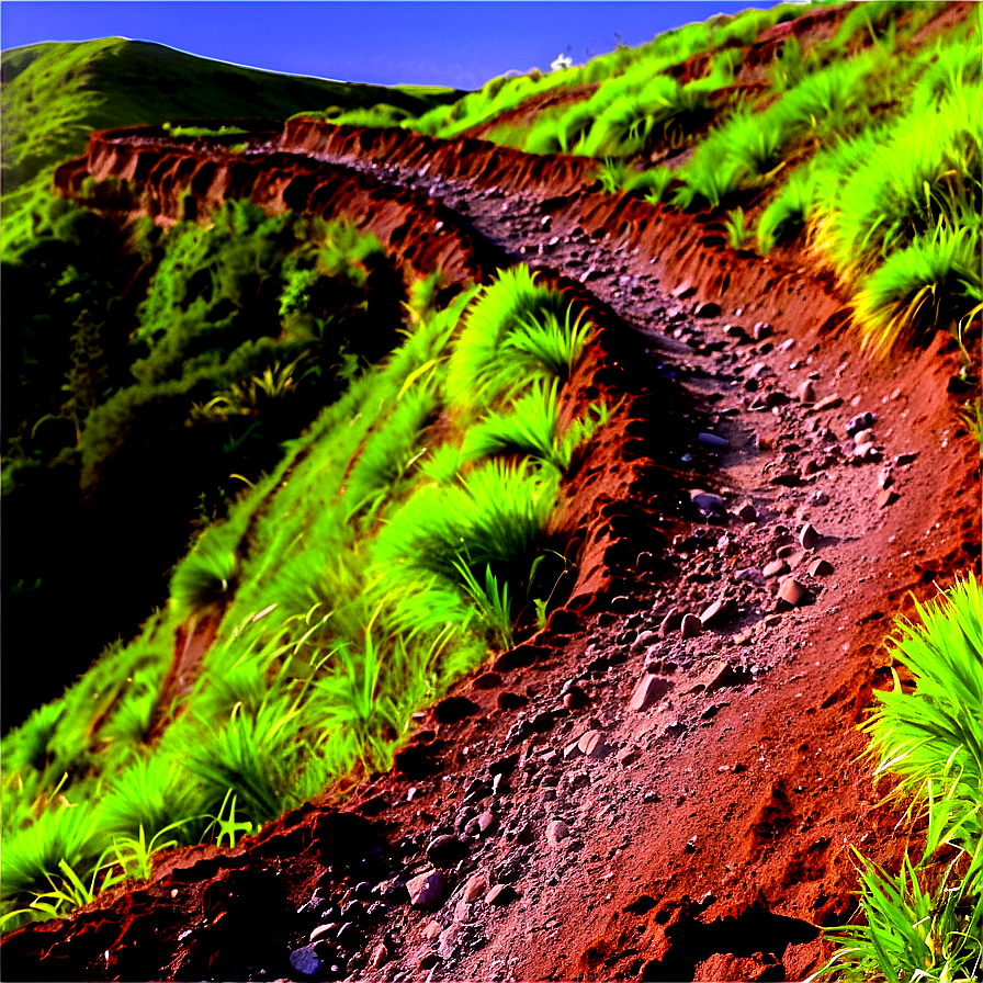 Crater Footpath Winding Trail Png 06132024