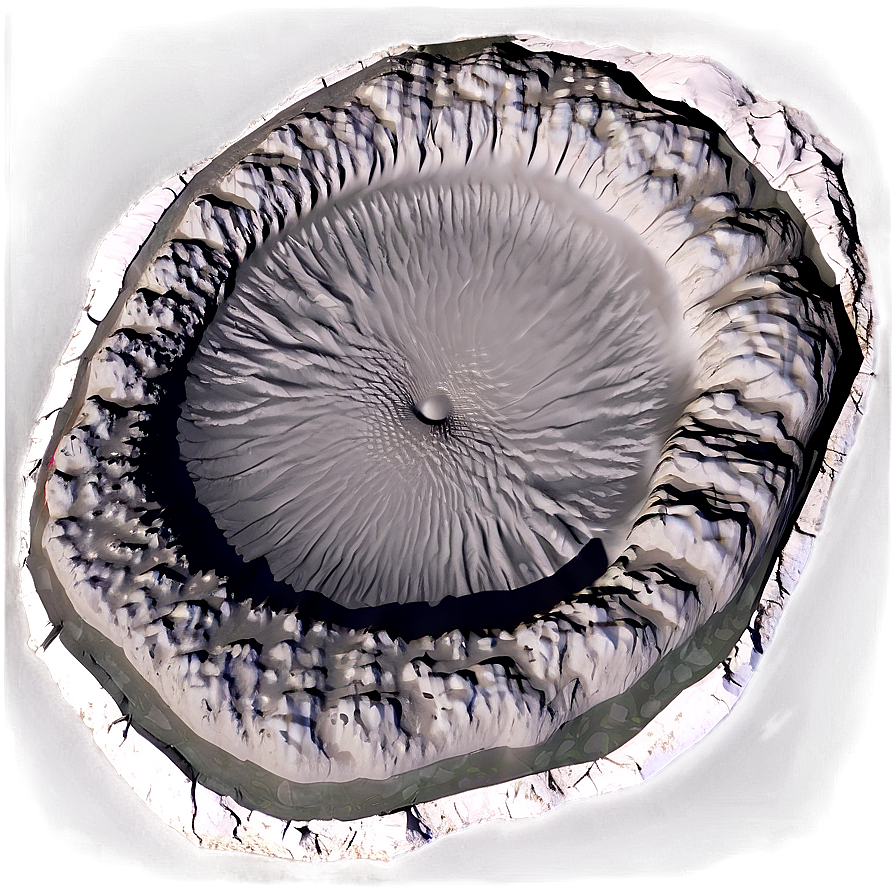 Crater Geological Study Sample Png Bxg45