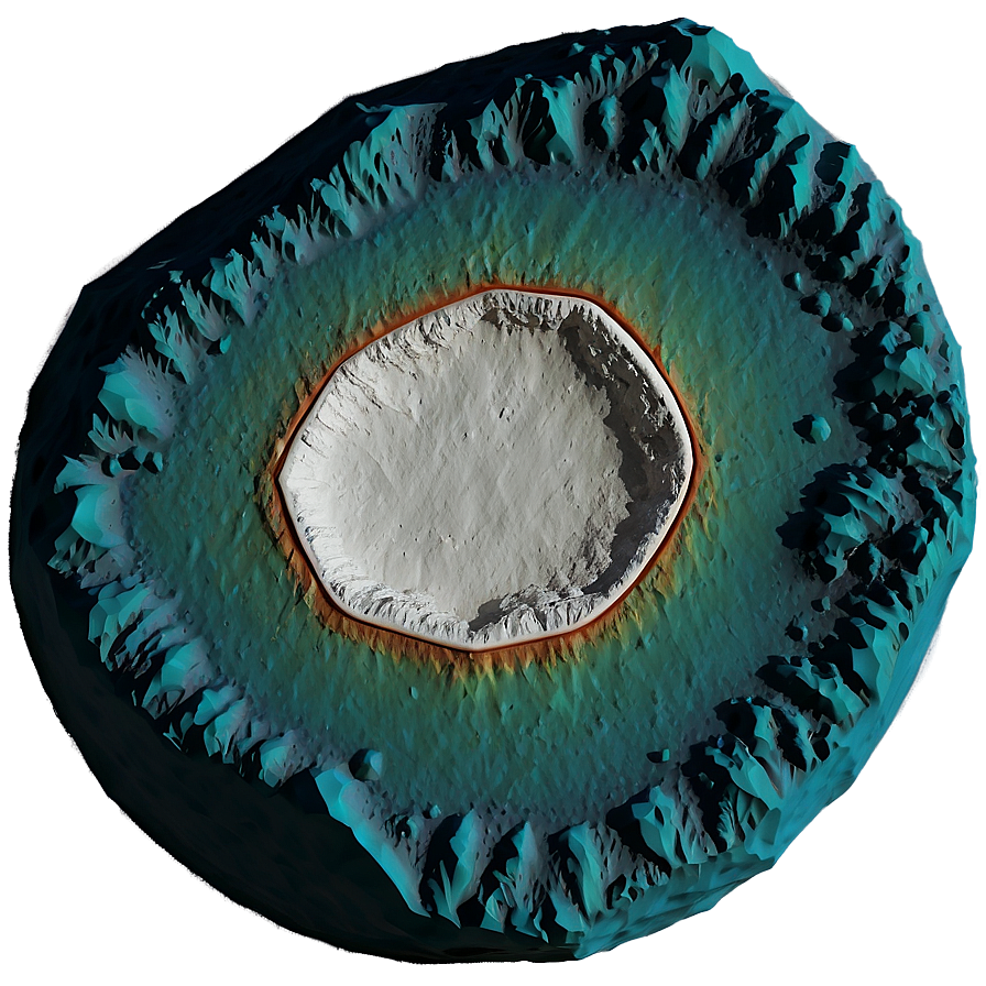 Crater Geological Study Sample Png Myk