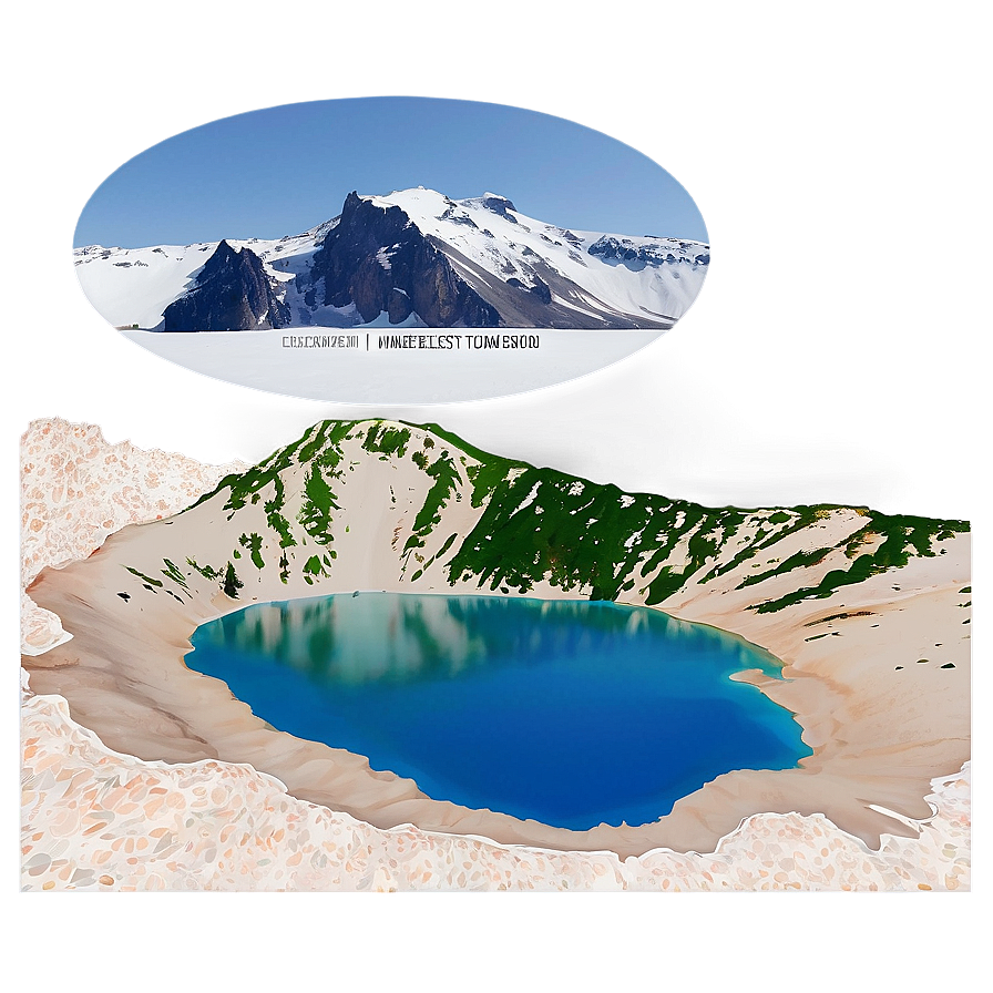 Crater Lake Tranquil Scene Png Giq9