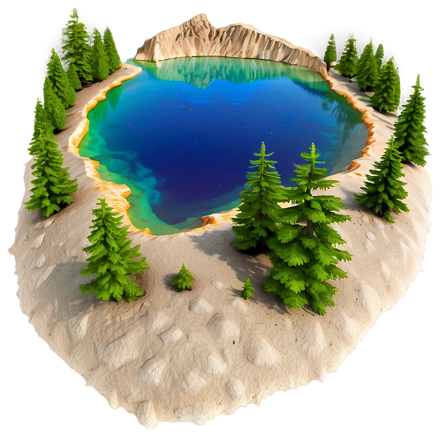 Crater Lake Tranquil Scene Png Twq