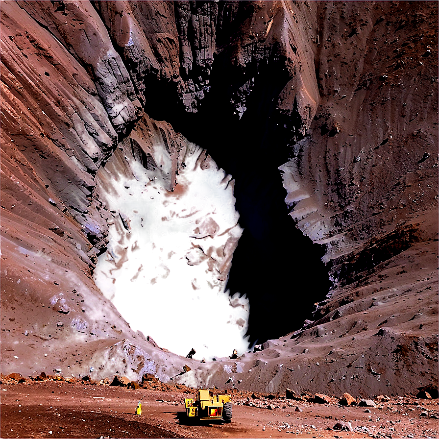 Crater Mining Site Operation Png Mhk53