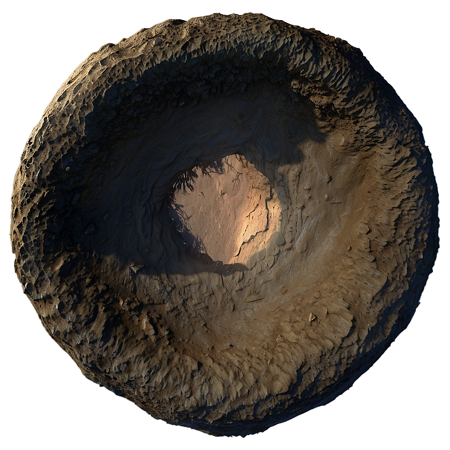 Crater Top View Texture Png Qwp