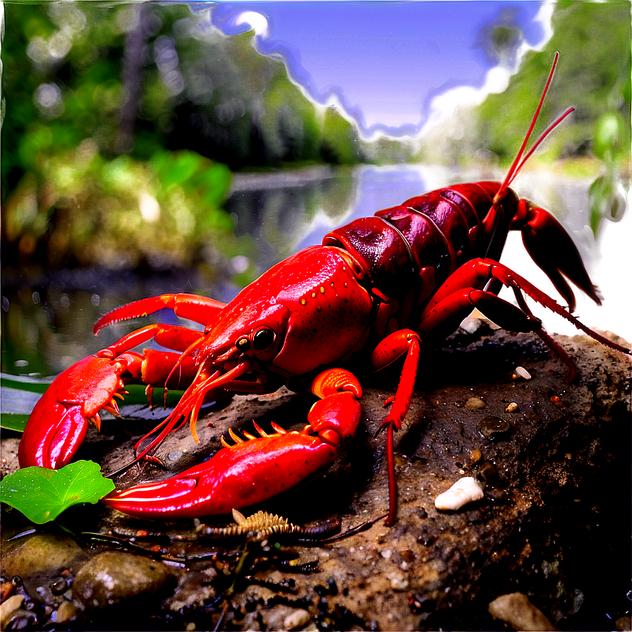 Crawfish In Natural Habitat Png 06122024