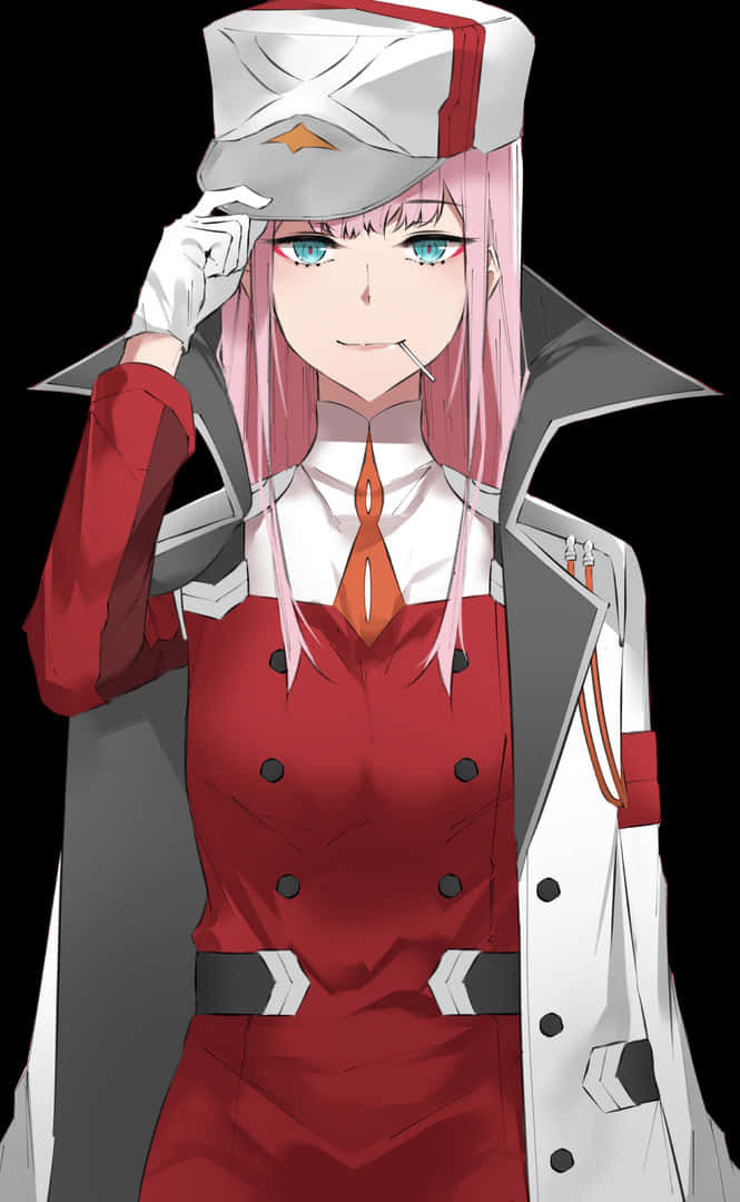 Crazytyan - Zero Two PNG with transparent background