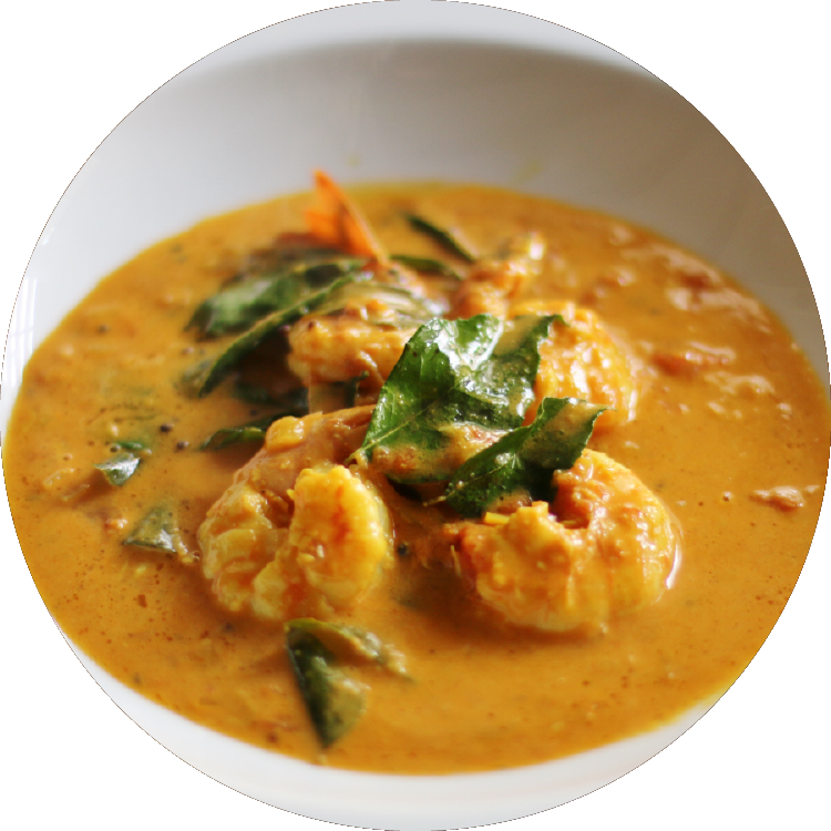 Creamy Prawn Curry Dish