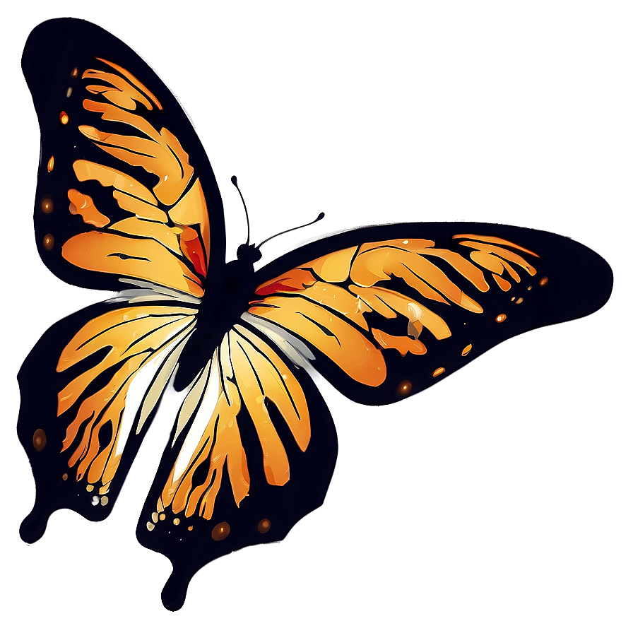 Creative Butterfly Outline Png 05252024