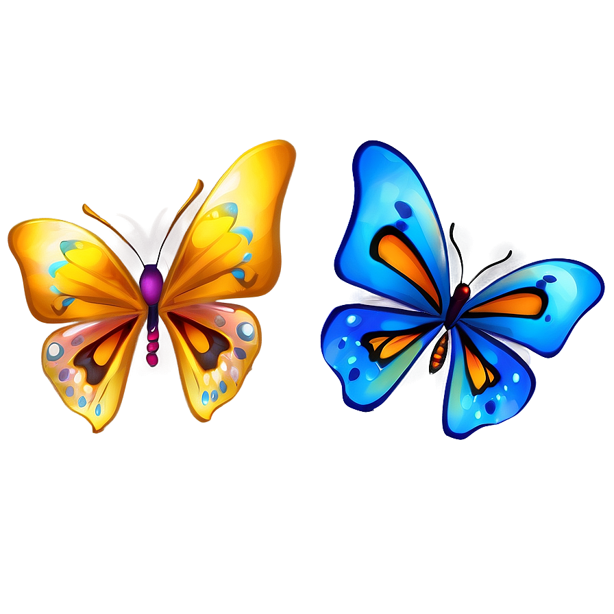 Creative Butterfly Outline Png 54