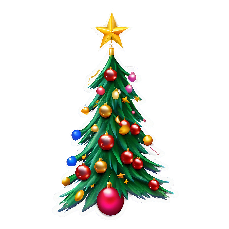 Creative Christmas Tree Png 04292024