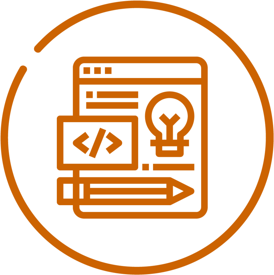 Creative Coding Concept PNG with transparent background