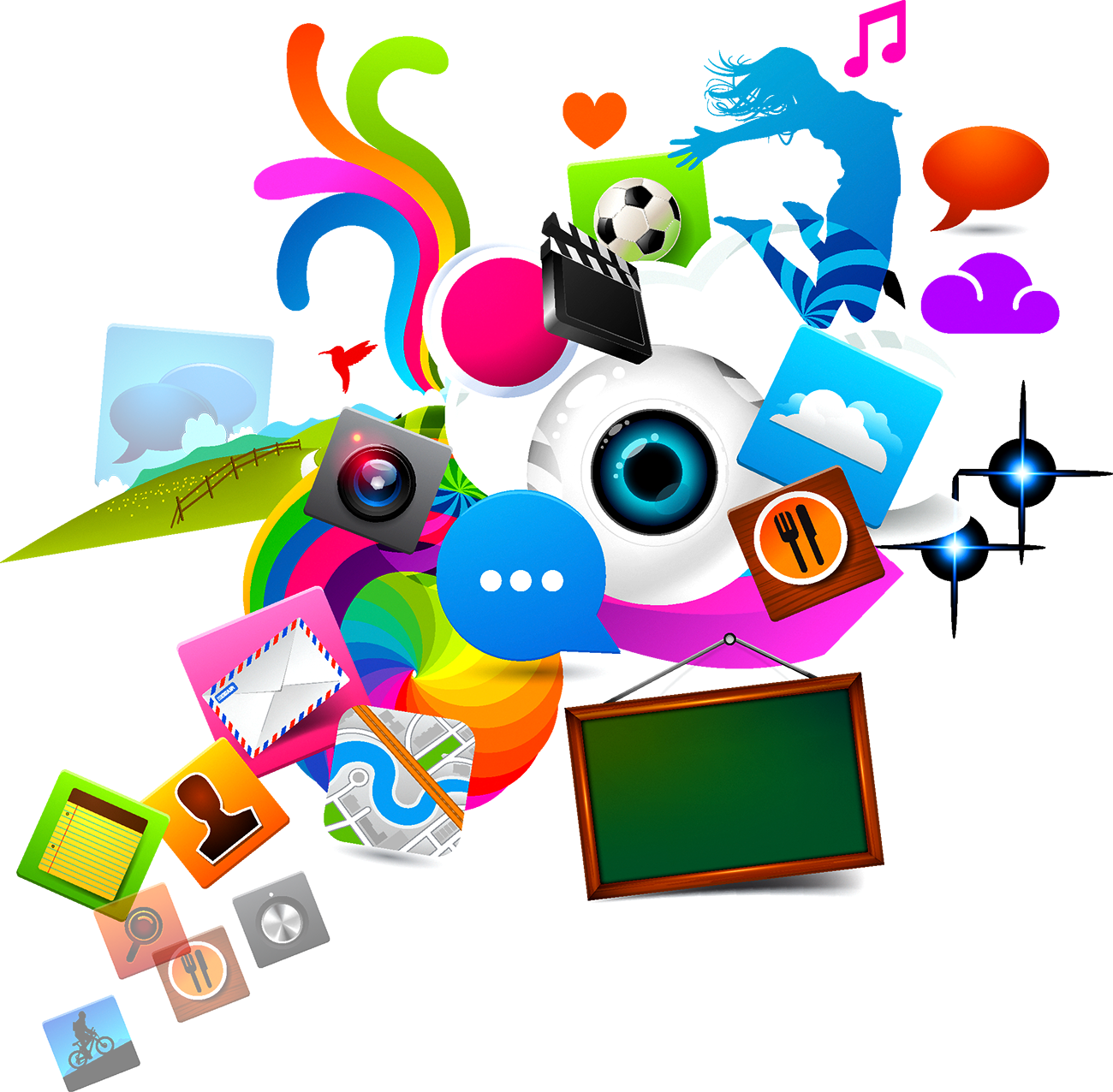 Internet Clipart Computer Education - Mobile Background For Visiting Card, HD Png Download PNG with transparent background