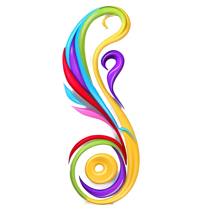 Creative Flourish Decoration Png Ukd79