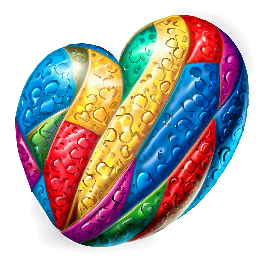 Creative Heart Doodle Png 71