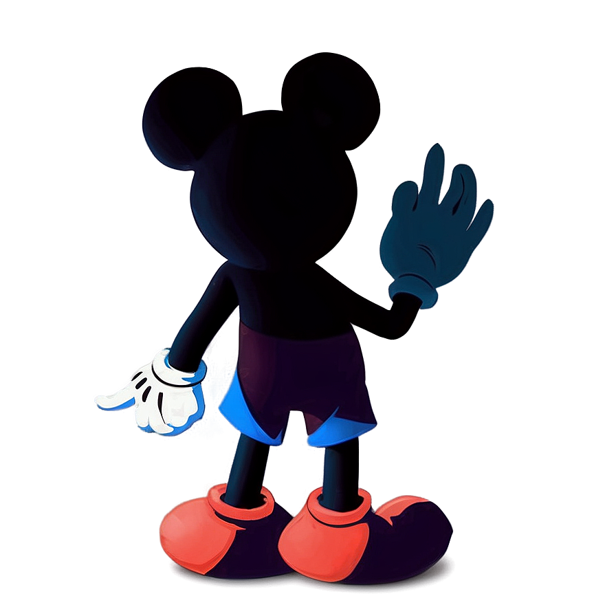 Creative Mickey Mouse Shadow Png 06202024