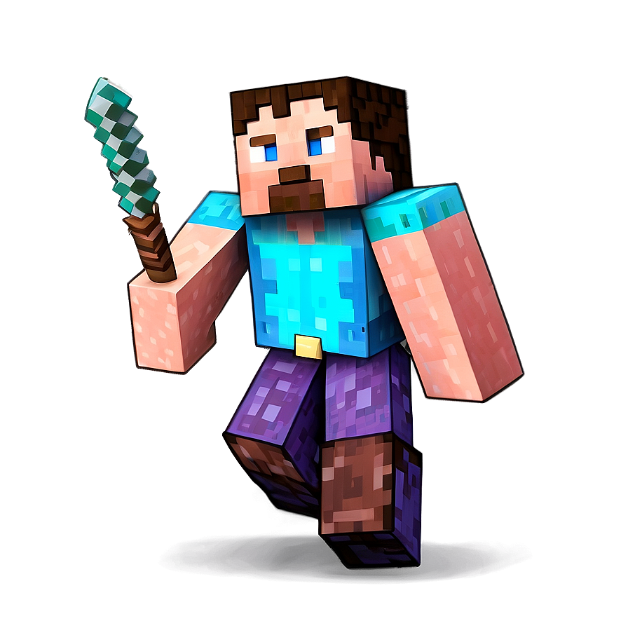 Creative Minecraft Steve Head Png Ytq27