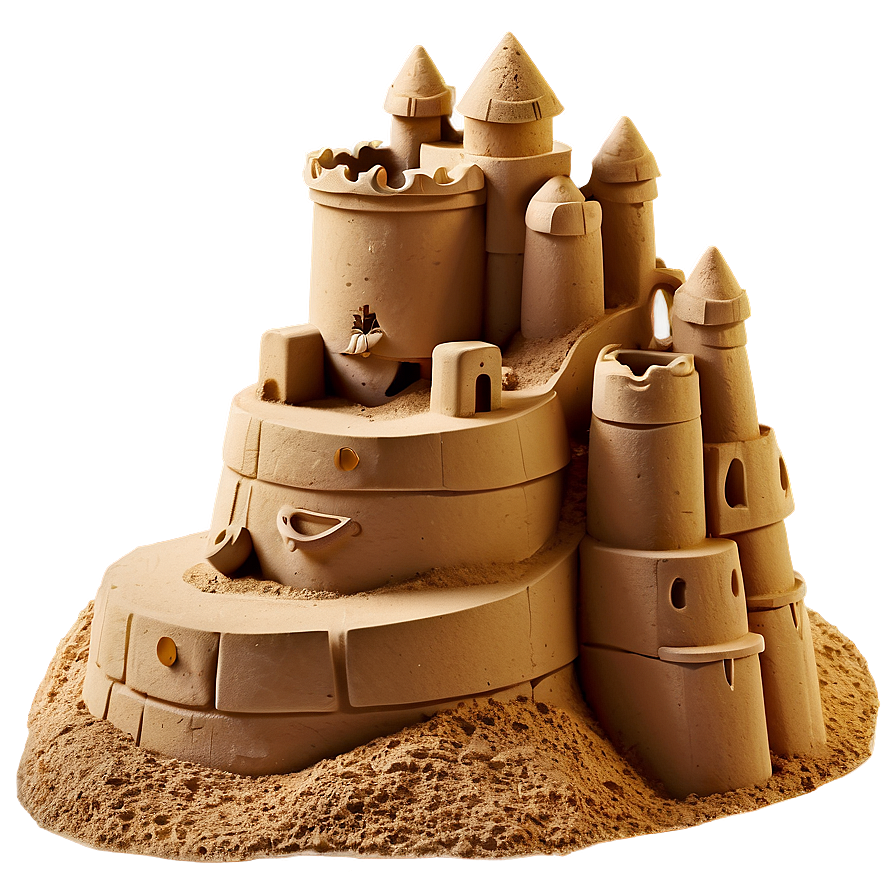 Creative Sandcastle Png 06212024