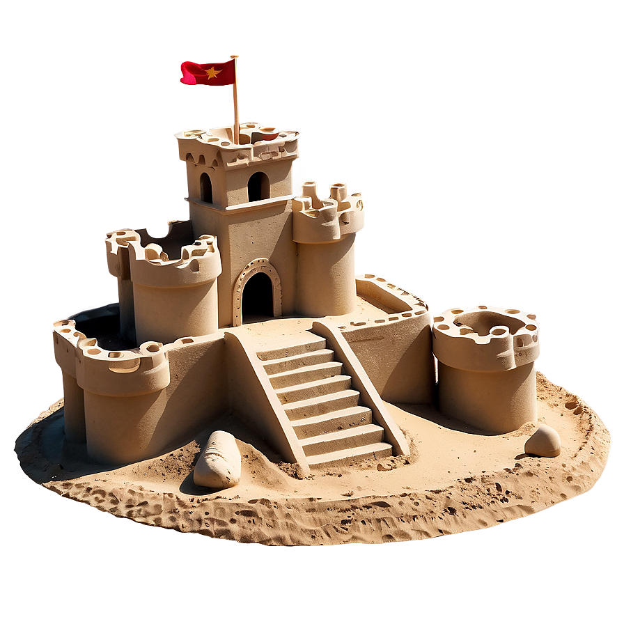 Creative Sandcastle Png Jdb