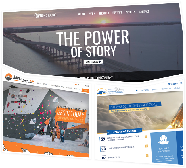 Creative Web Design Portfolio Screenshots PNG with transparent background