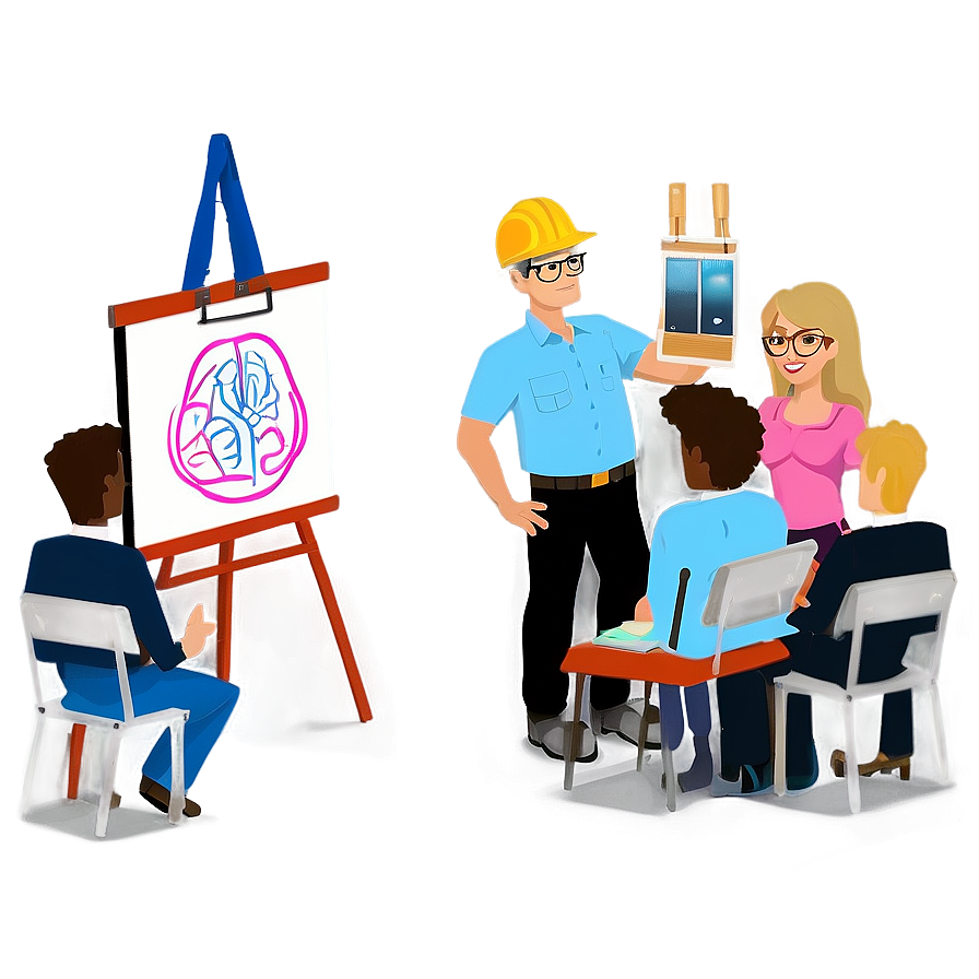 Creative Workshop Brainstorming PNG bpg PNG with transparent background