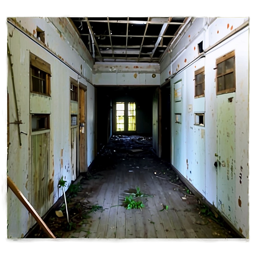 Creepy Abandoned Asylum Png Dol22