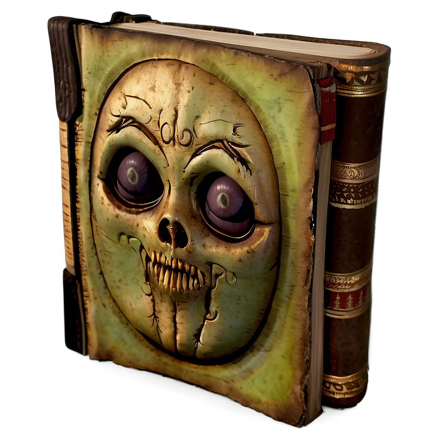 Creepy Ancient Book Png 35