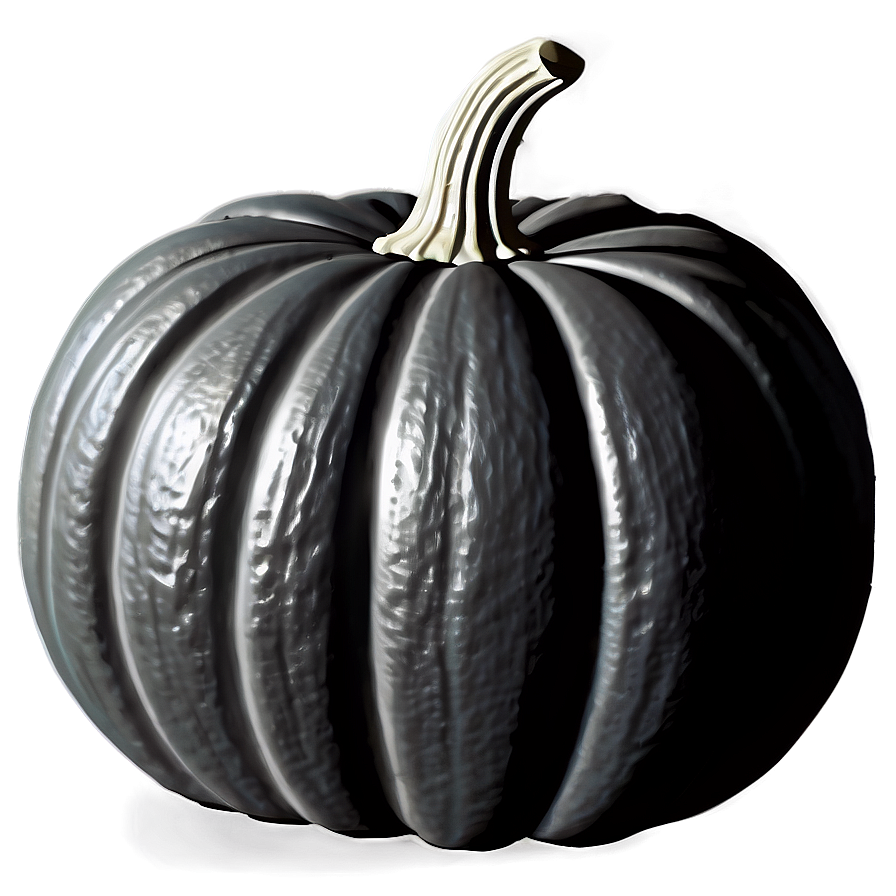 Creepy Black Pumpkin Design Png Kpw54