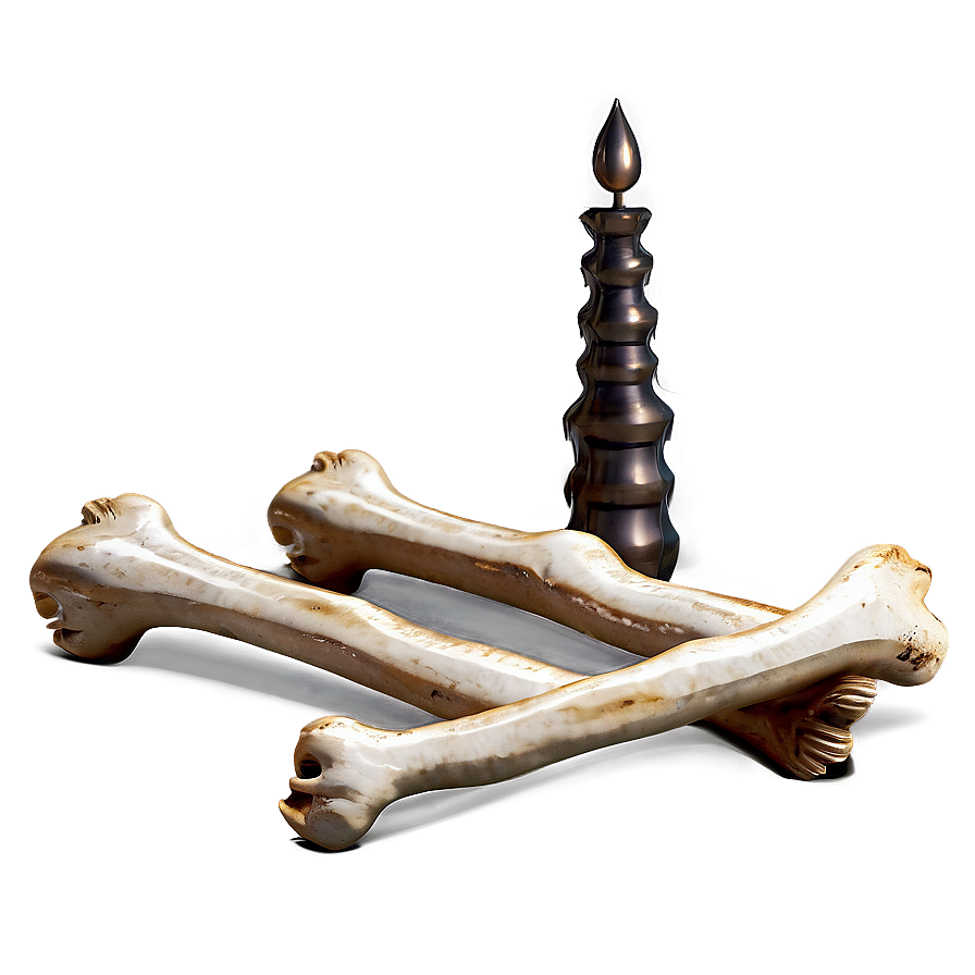 Creepy Bone Pile Graphic Png 87