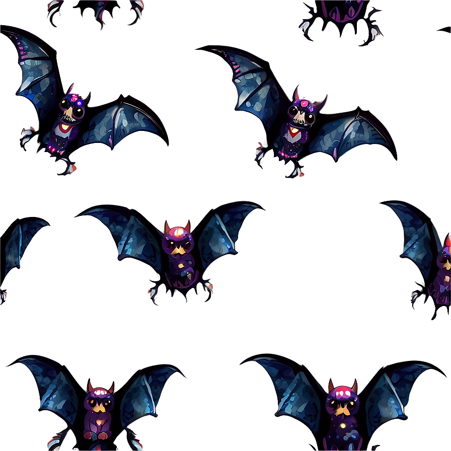 Creepy Cave Bats Png 97