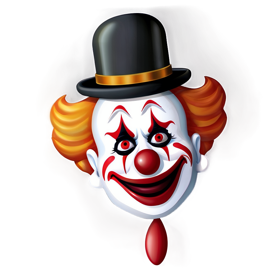 Creepy Clown Emoji PNG gix PNG with transparent background