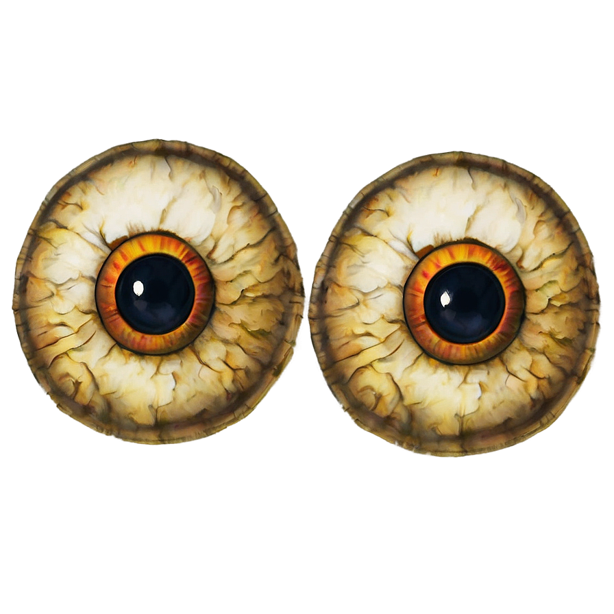 Creepy Eyes Illustration PNG 05252024 PNG with transparent background