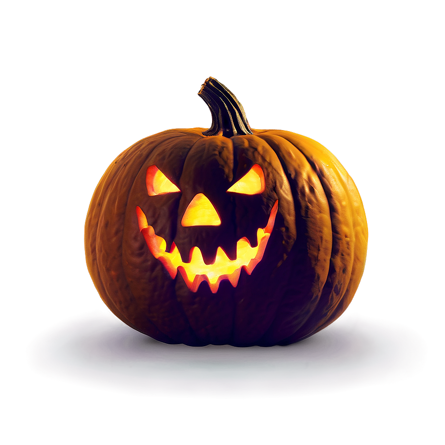 Creepy Grinning Jack-o'-lantern Png Wre