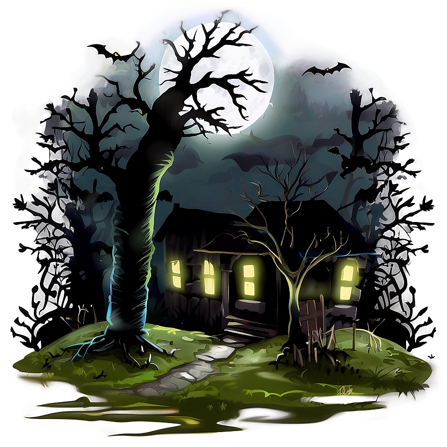 Creepy Halloween Mist Png 05242024