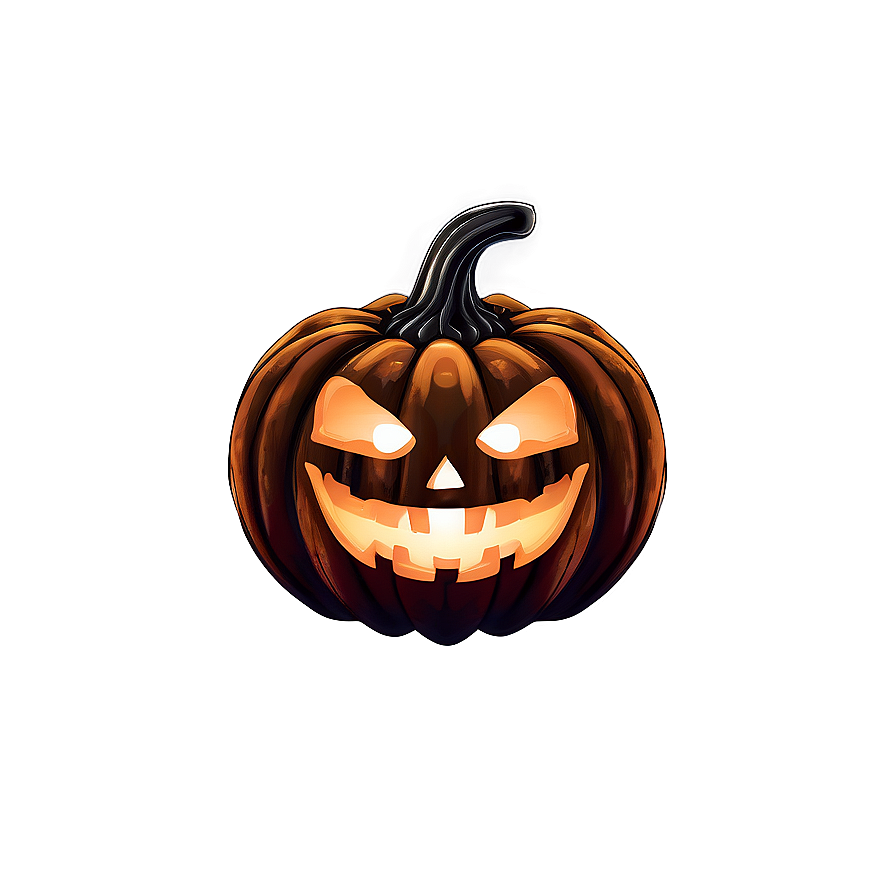 Creepy Jack-o'-lantern Pumpkin Png Uet17