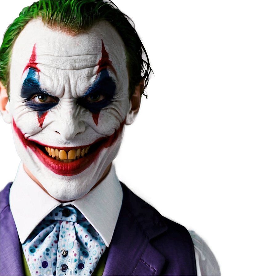 Creepy Joker Smile PNG 05212024 PNG with transparent background