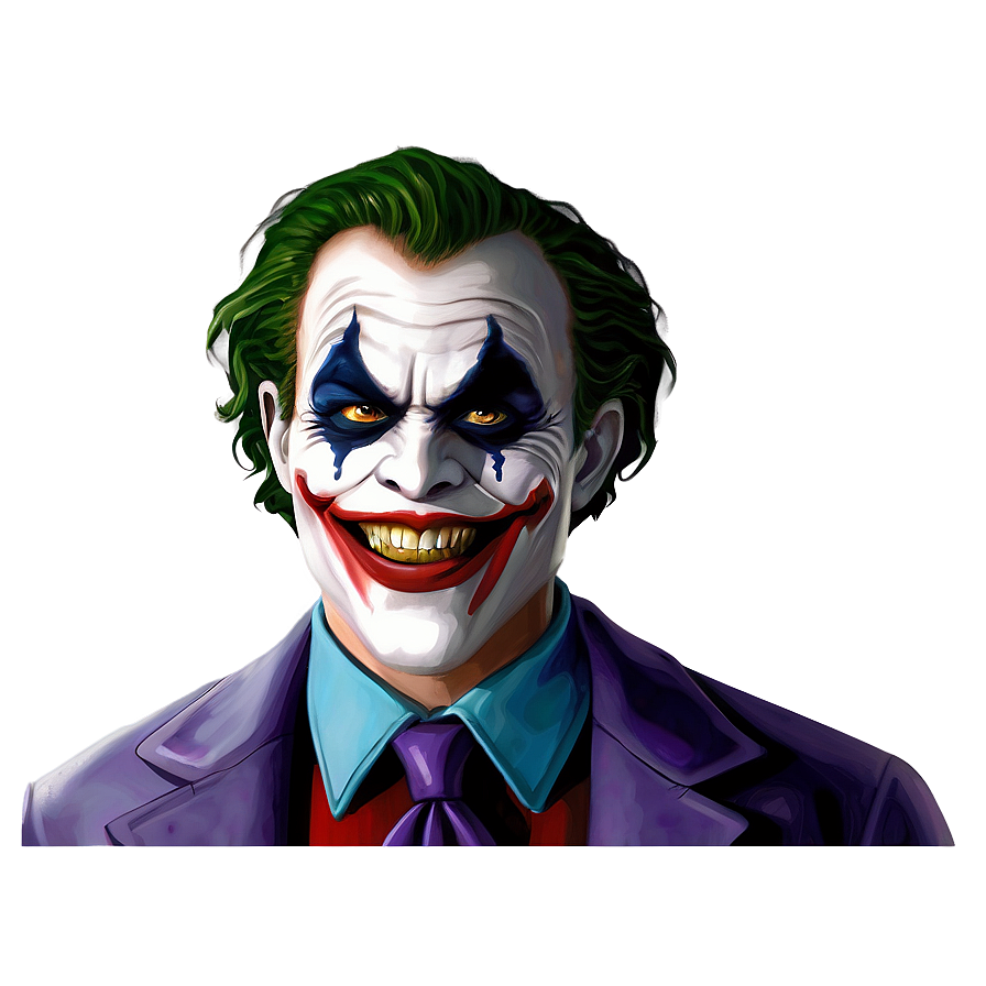 Creepy Joker Smile Png 21